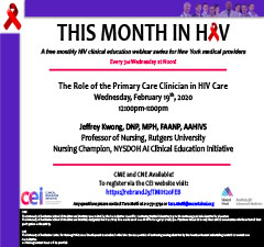 This Month in HIV: The Role of the Primary Care Clinician in HIV Care